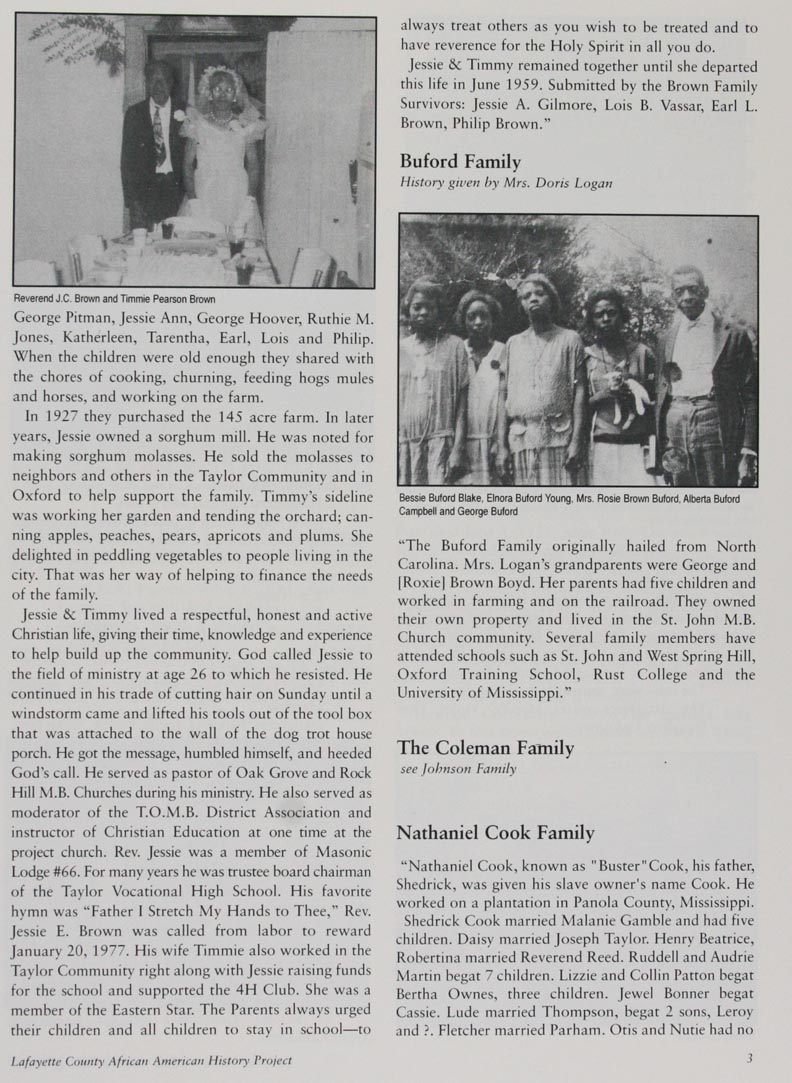 African American History Project page